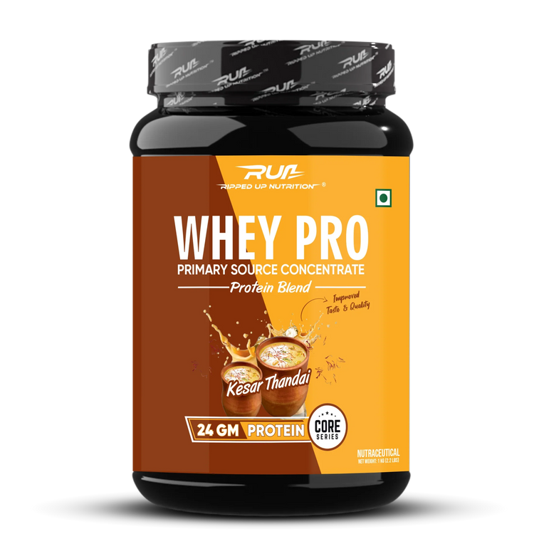Ripped Up Nutrition Whey Pro (Trustified) | 24g Protein, 0g Sugar | 1.8 Kg, 55 Servings